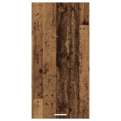 vidaXL Hanging Cabinet Old Wood and White 50 x 31 x 100 cm 6