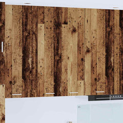 vidaXL Hanging Cabinet and White 40 x 31 x 40 cm Old Wood