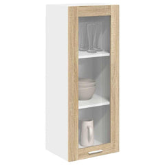 vidaXL Hanging Cabinet Sonoma Oak 40 x 31 x 100 cm Engineered Wood 3