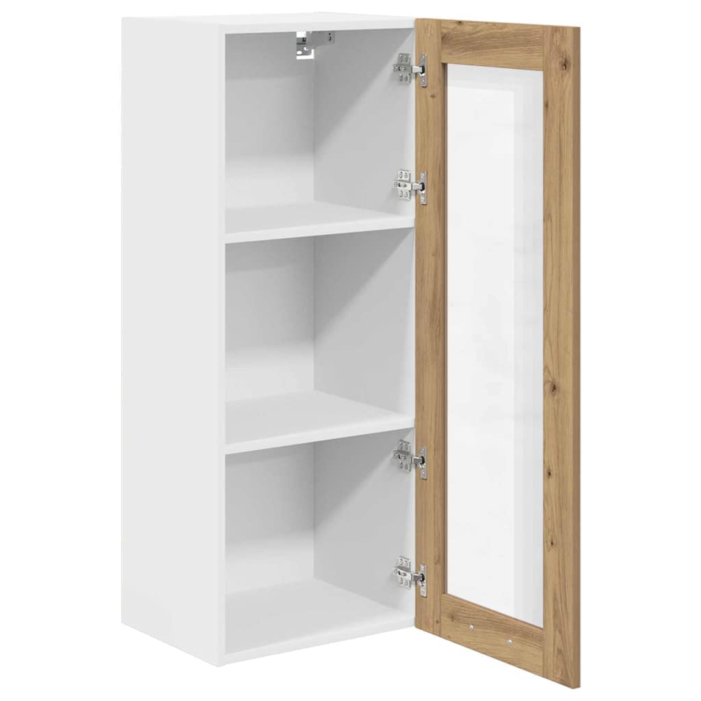 vidaXL Hanging Cabinet Artisan Oak 40 x 31 x 100 cm Engineered Wood 5