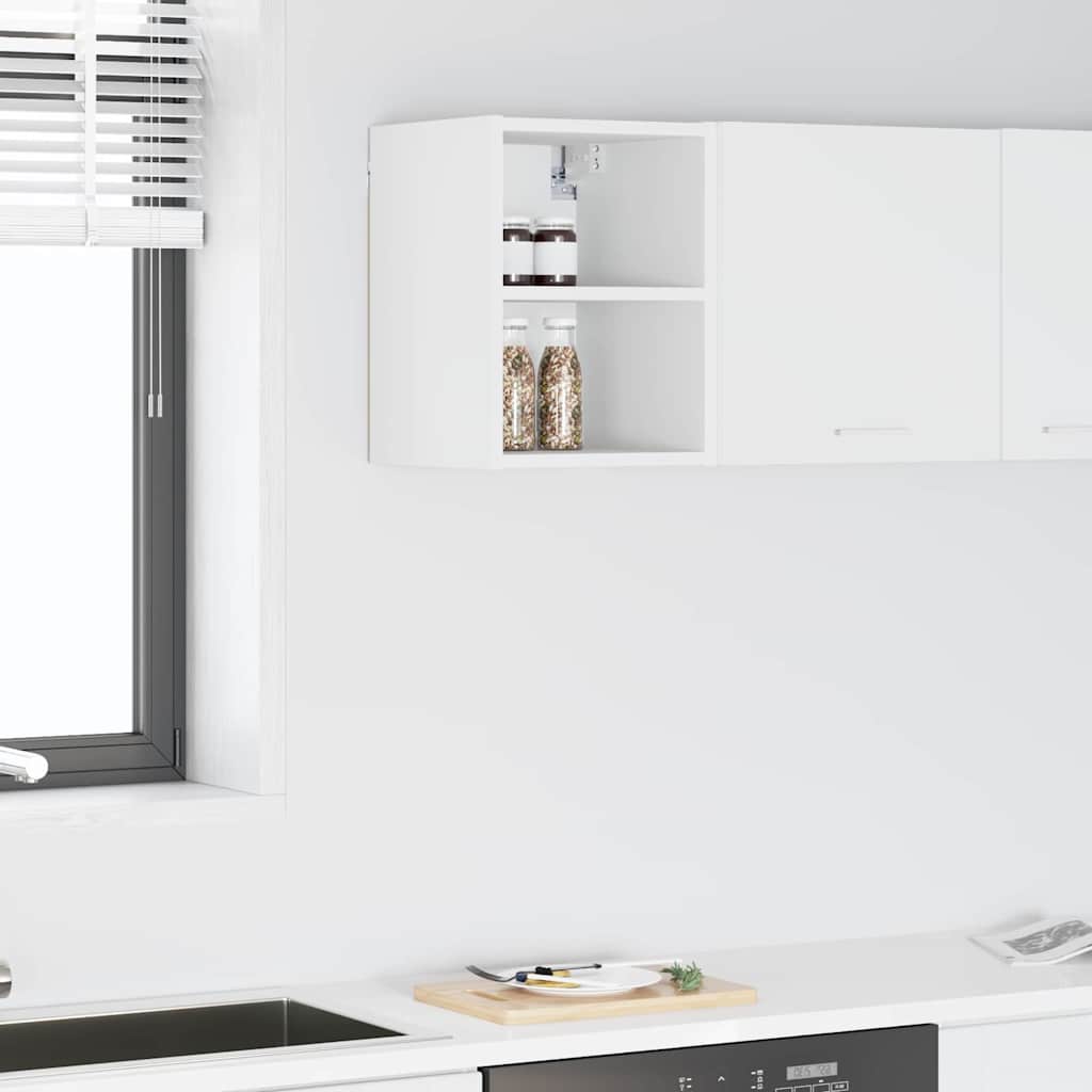 vidaXL Hanging Cabinet White 30 x 29.5 x 40 cm Engineered Wood 1