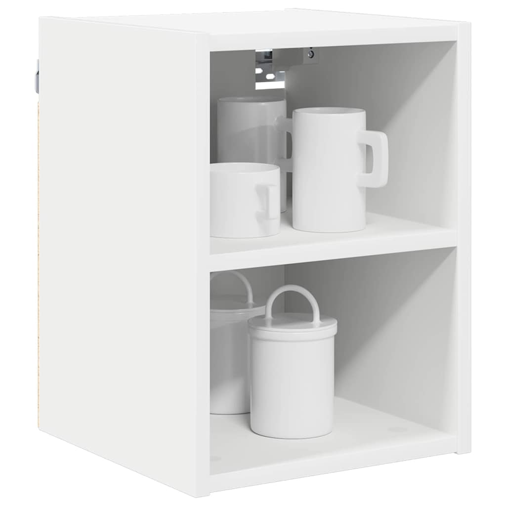 vidaXL Hanging Cabinet White 30 x 29.5 x 40 cm Engineered Wood 3