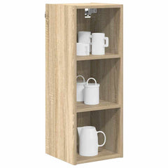 vidaXL Hanging Cabinet Sonoma Oak 30 x 29.5 x 80 cm Engineered Wood 3
