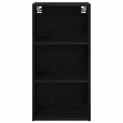 vidaXL Hanging Cabinet Black Oak 40 x 29.5 x 80 cm Engineered Wood 5