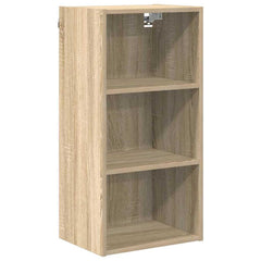 vidaXL Hanging Cabinet Sonoma Oak 40 x 29.5 x 80 cm Engineered Wood 2