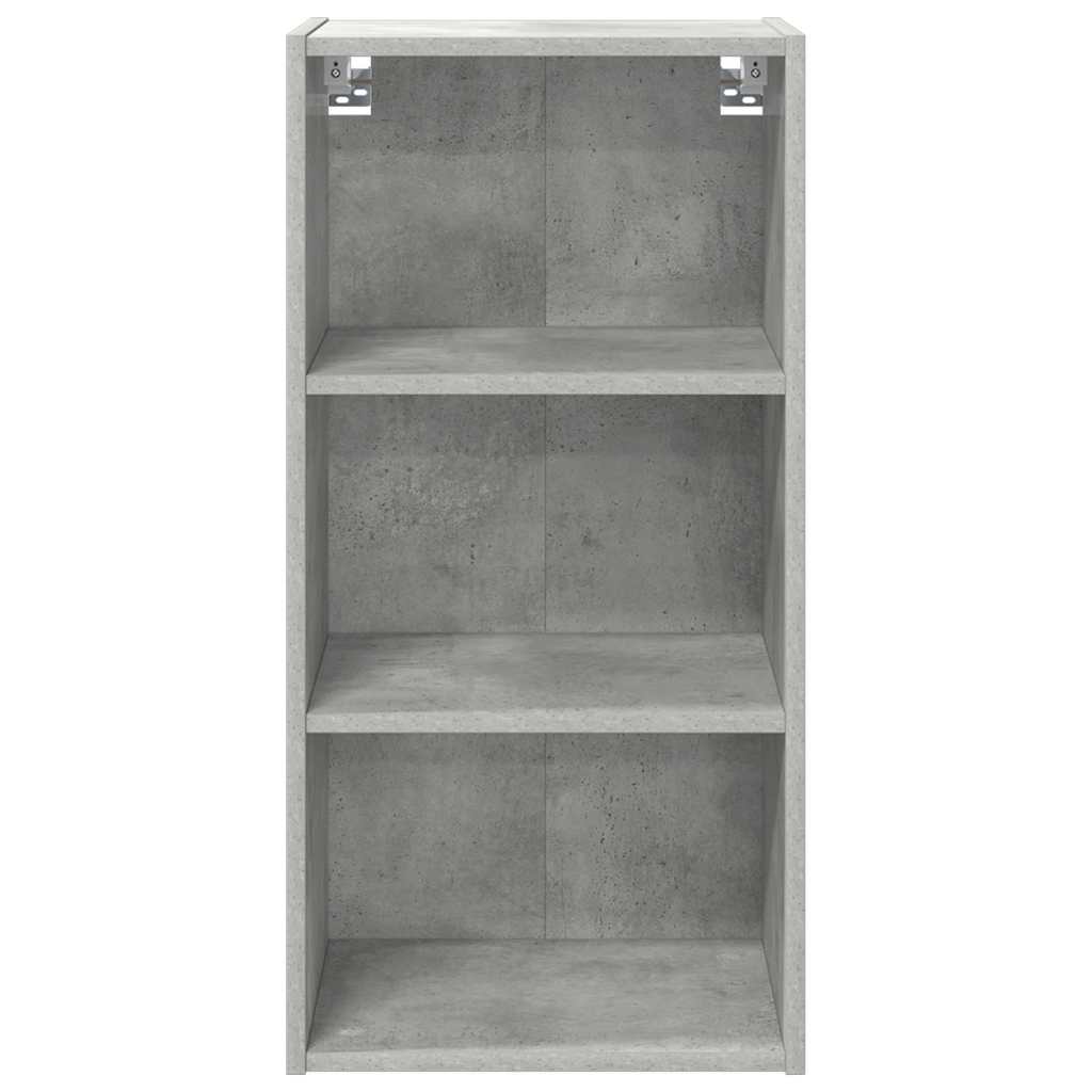 vidaXL Hanging Cabinet Concrete Grey 40 x 29.5 x 80 cm Engineered Wood 5