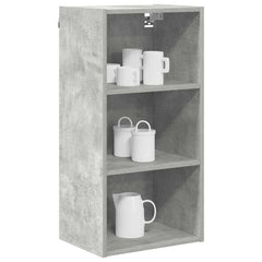 vidaXL Hanging Cabinet Concrete Grey 40 x 29.5 x 80 cm Engineered Wood 3