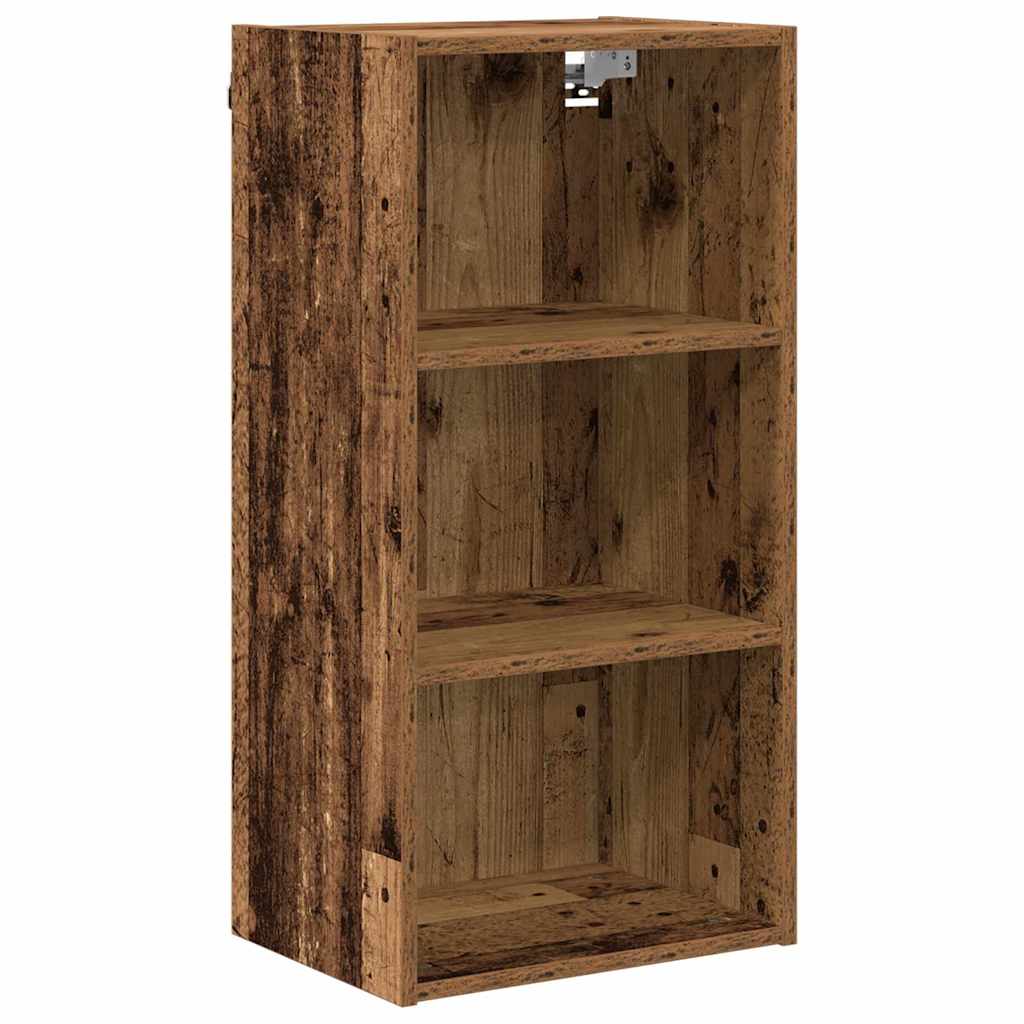 vidaXL Hanging Cabinet Old Wood 40 x 29.5 x 80 cm Engineered Wood 2