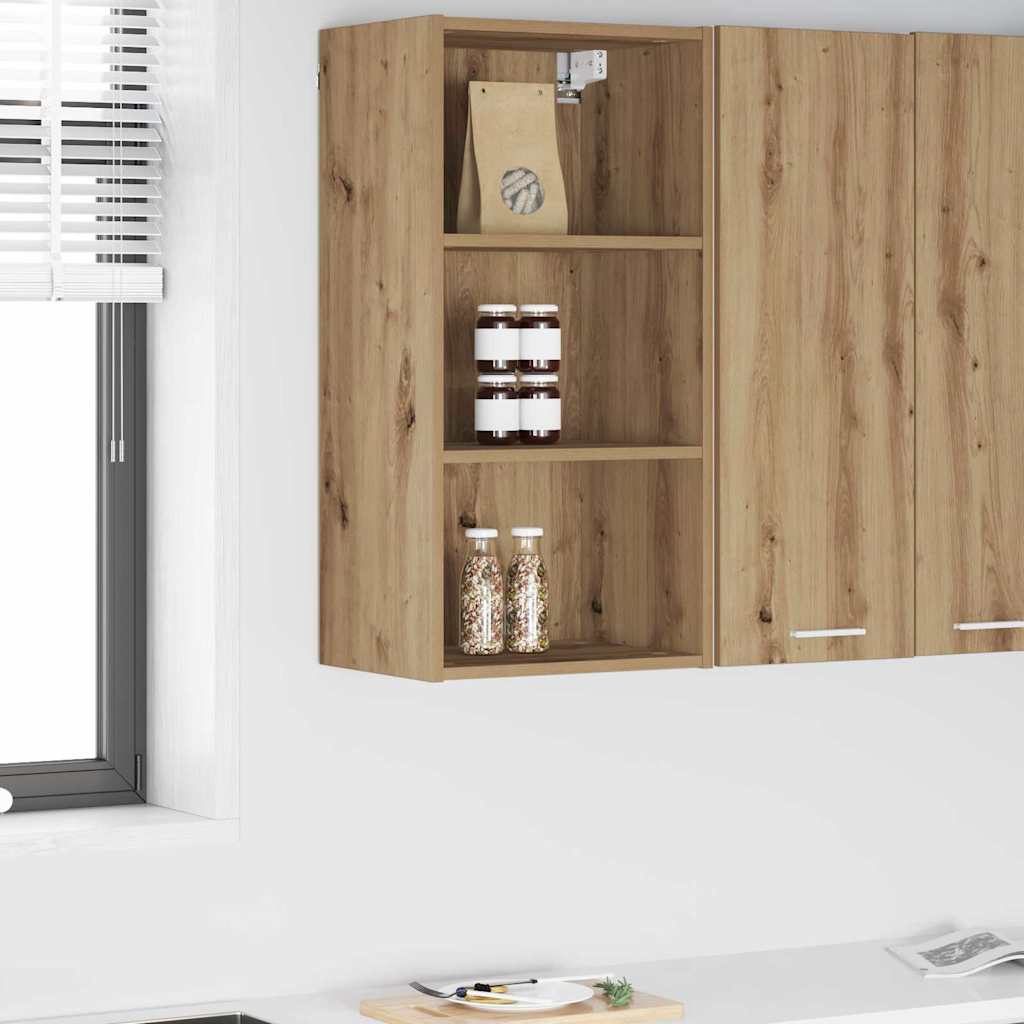 vidaXL Hanging Cabinet Artisan Oak 40 x 29.5 x 80 cm Engineered Wood 1