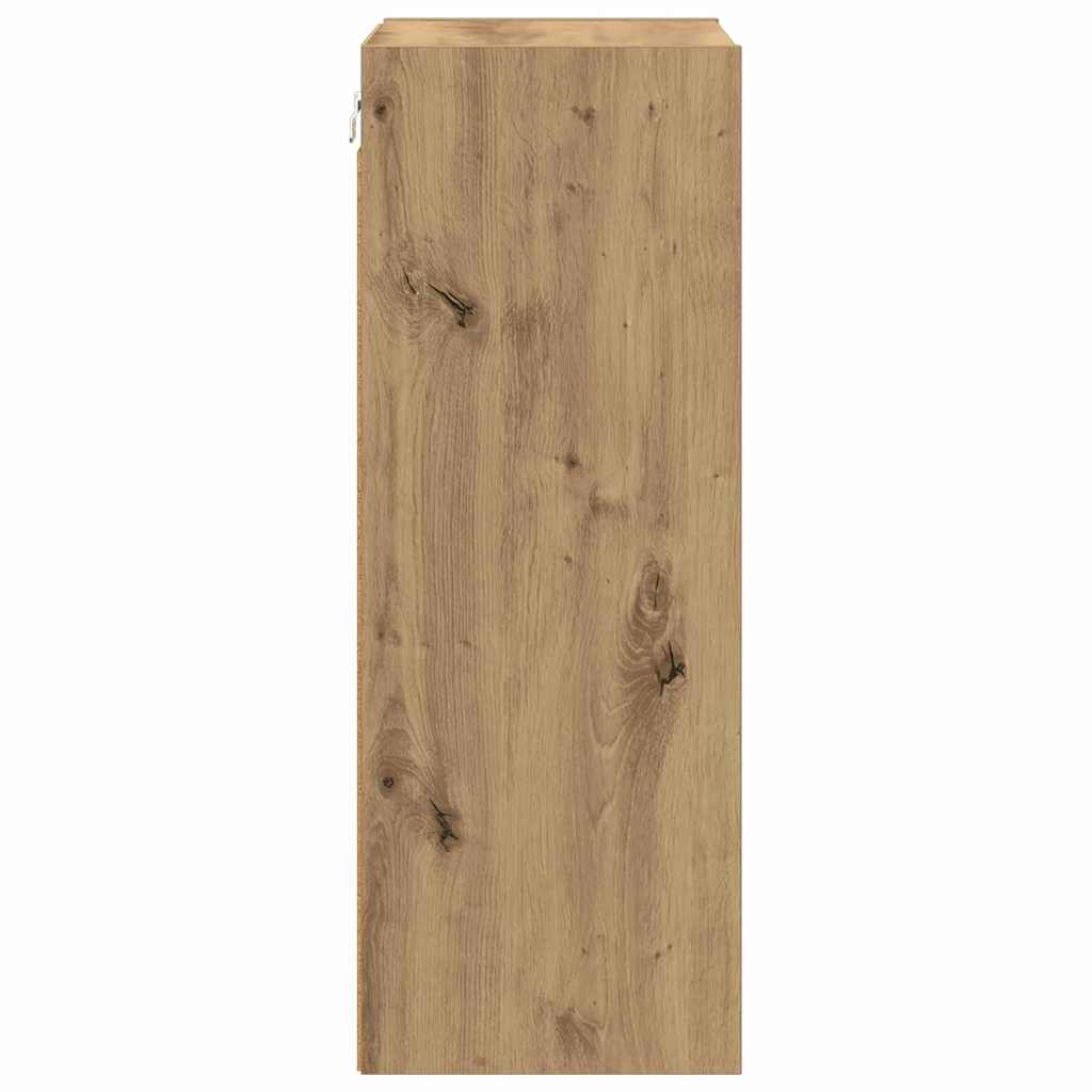 vidaXL Hanging Cabinet Artisan Oak 40 x 29.5 x 80 cm Engineered Wood 6