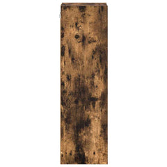 vidaXL Hanging Cabinet Smoked Oak 20 x 29.5 x 100 cm Engineered Wood 6