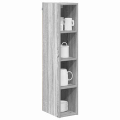vidaXL Hanging Cabinet Grey Sonoma 20 x 29.5 x 100 cm Engineered Wood 3
