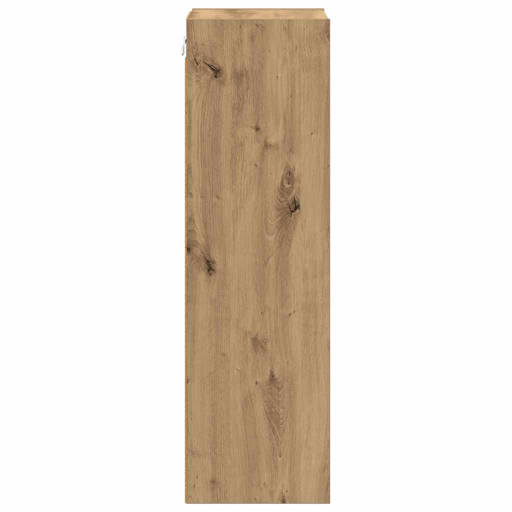 vidaXL Hanging Cabinet Artisan Oak 30 x 29.5 x 100 cm Engineered Wood 6
