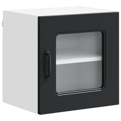 vidaXL Dishwasher Panel Kalmar Black 40 x 31 x 40 cm Engineered Wood 2