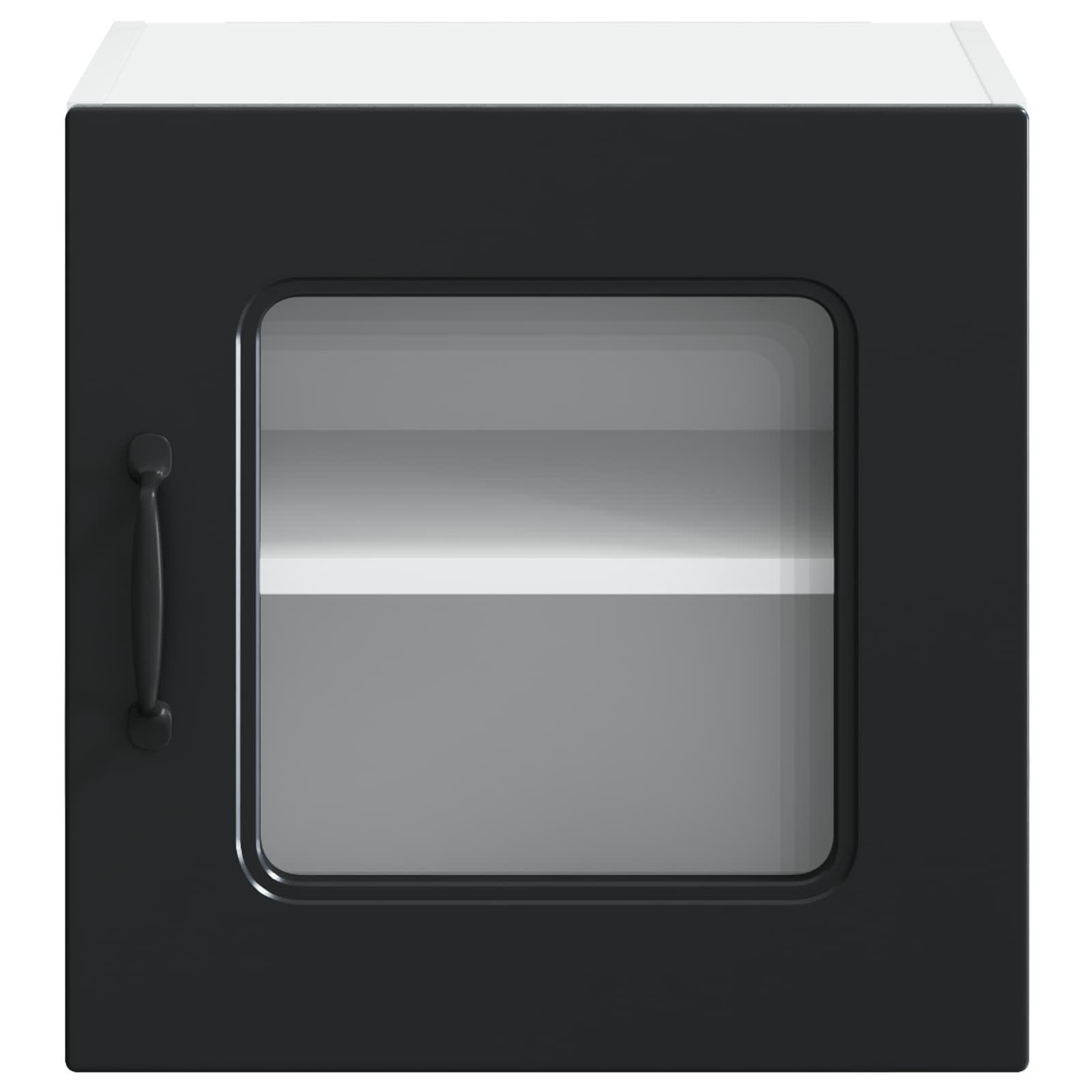 vidaXL Dishwasher Panel Kalmar Black 40 x 31 x 40 cm Engineered Wood 6