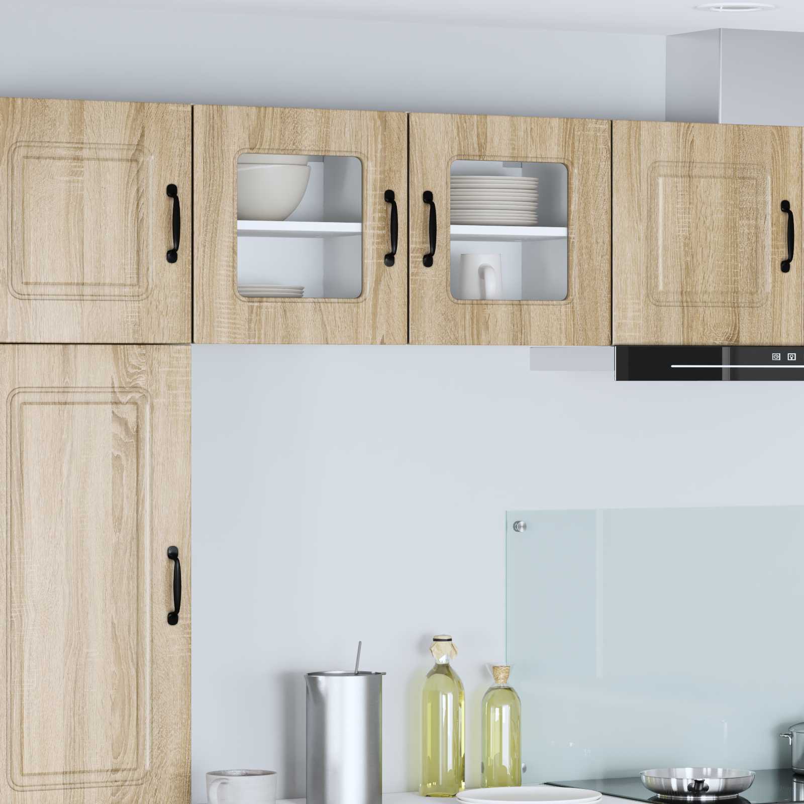 vidaXL Dishwasher Panel Kalmar Sonoma Oak 40 x 31 x 40 cm 1