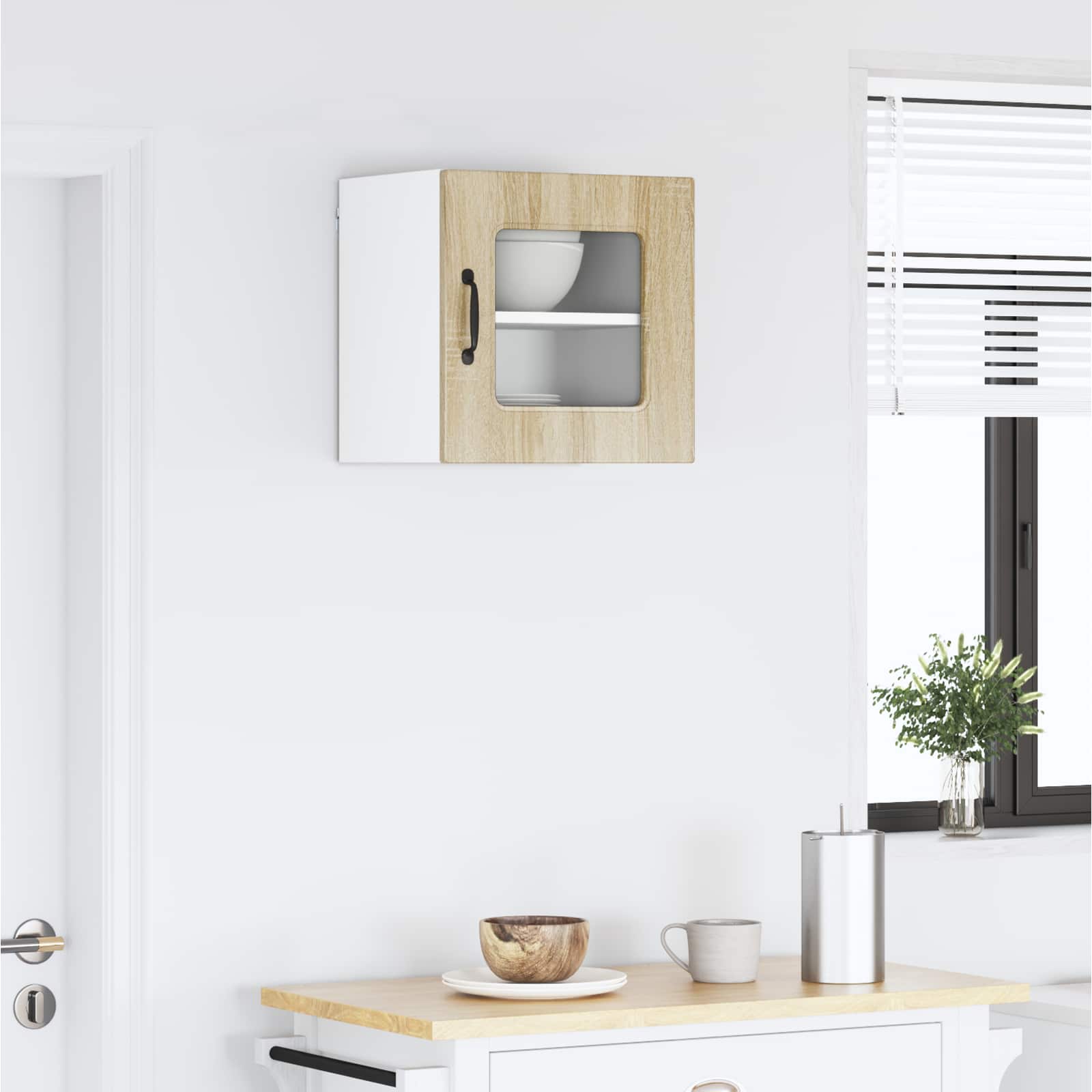 vidaXL Dishwasher Panel Kalmar Sonoma Oak 40 x 31 x 40 cm 4