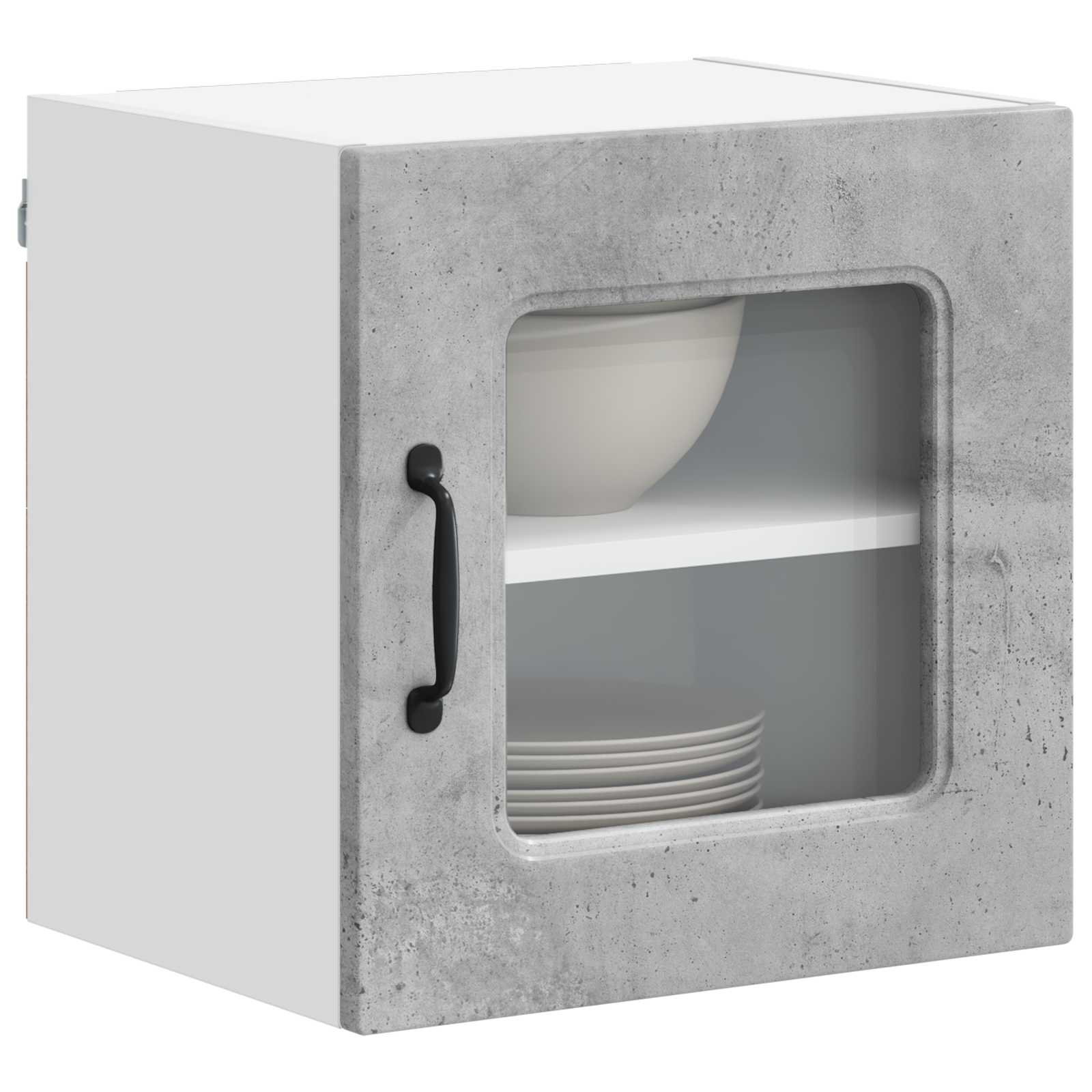 vidaXL Dishwasher Panel Kalmar Concrete Grey 40 x 31 x 40 cm 3