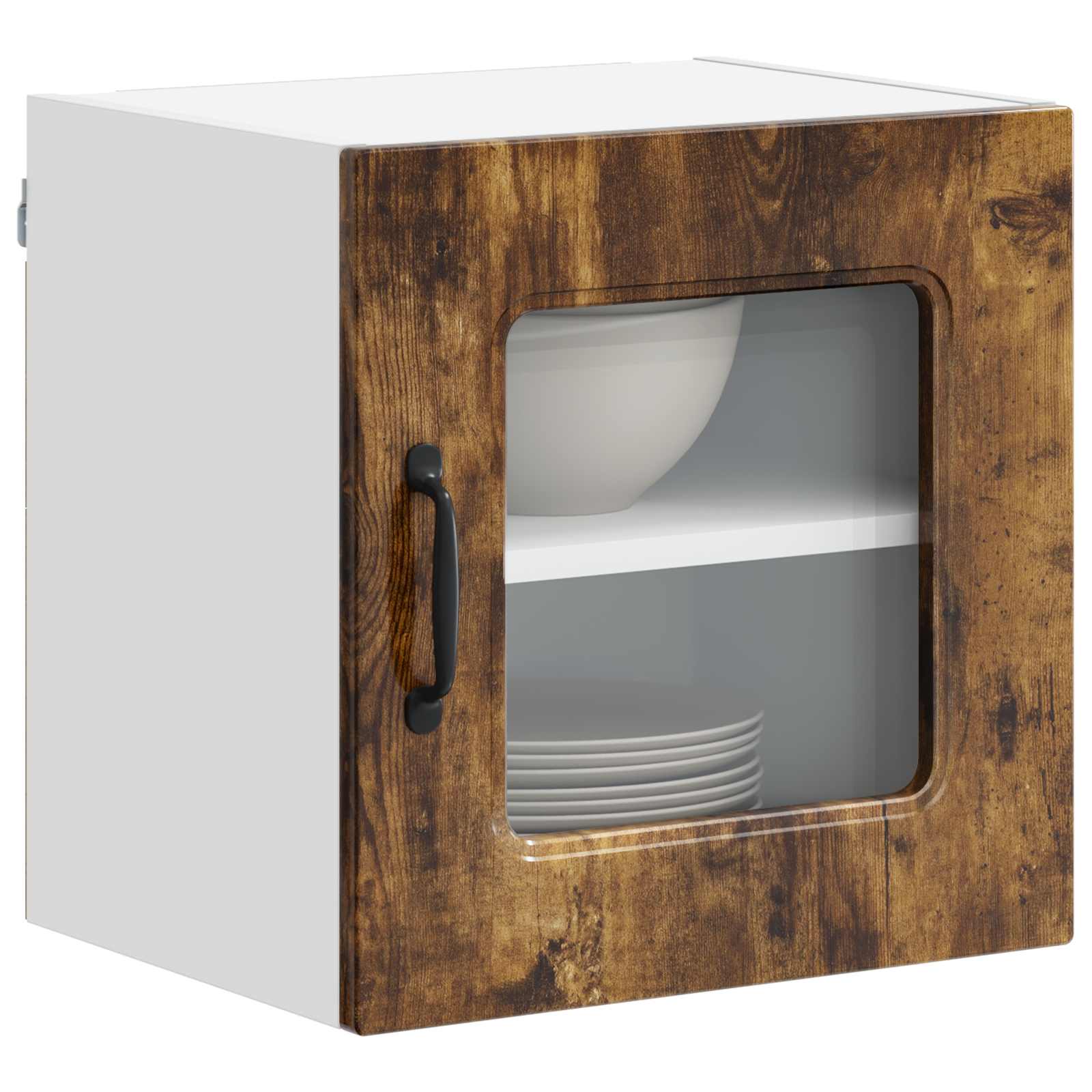 vidaXL Dishwasher Panel Kalmar Smoked Oak 40 x 31 x 40 cm 3