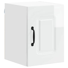 vidaXL Dishwasher Panel Kalmar 2 pcs High Gloss White Engineered Wood 6