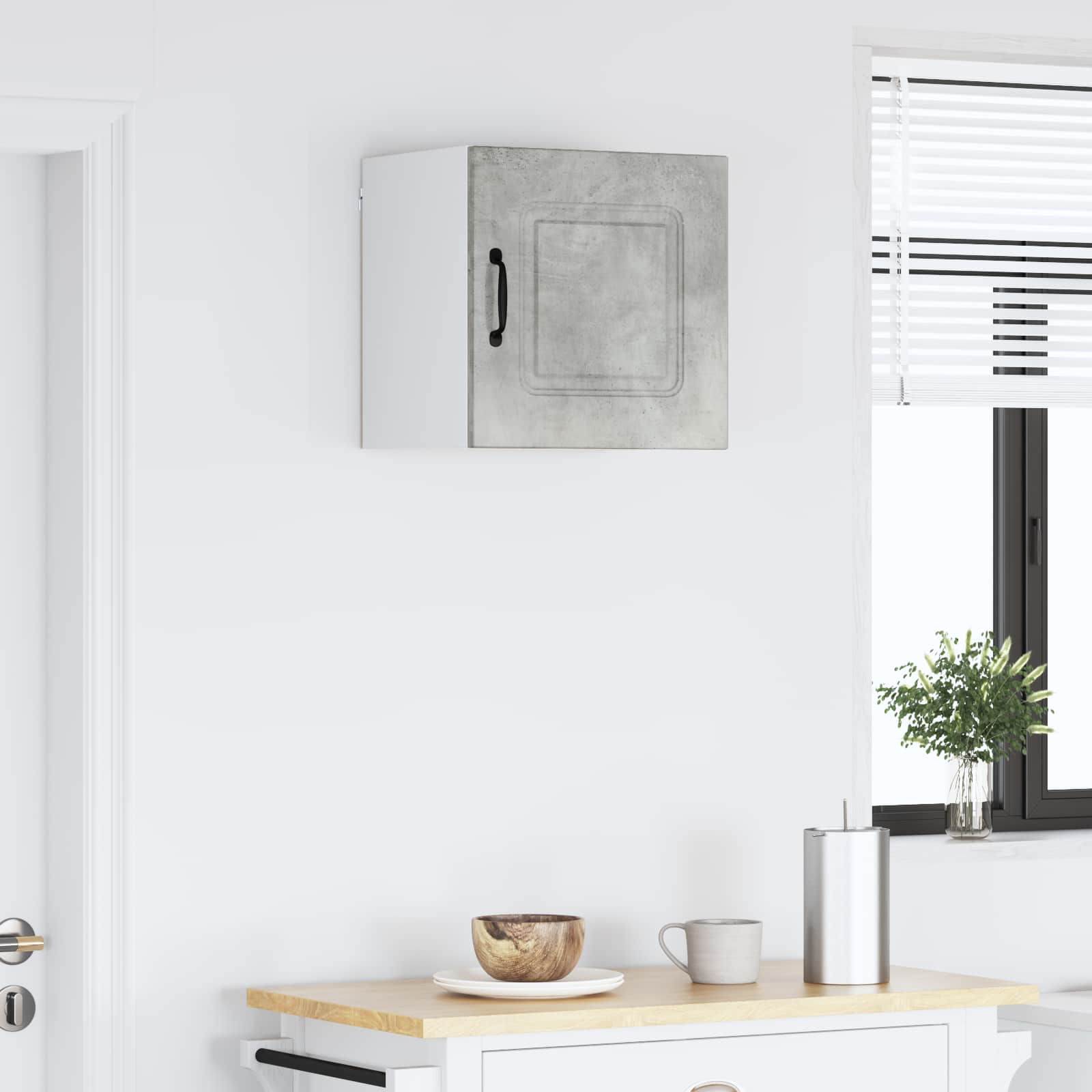 vidaXL Dishwasher Panel Kalmar Concrete Grey 40 x 31 x 40 cm 4