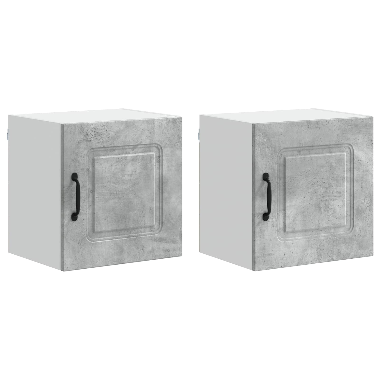 vidaXL Dishwasher Panel Kalmar 2 pcs Concrete Grey Engineered Wood 2