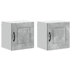 vidaXL Dishwasher Panel Kalmar 2 pcs Concrete Grey Engineered Wood 2