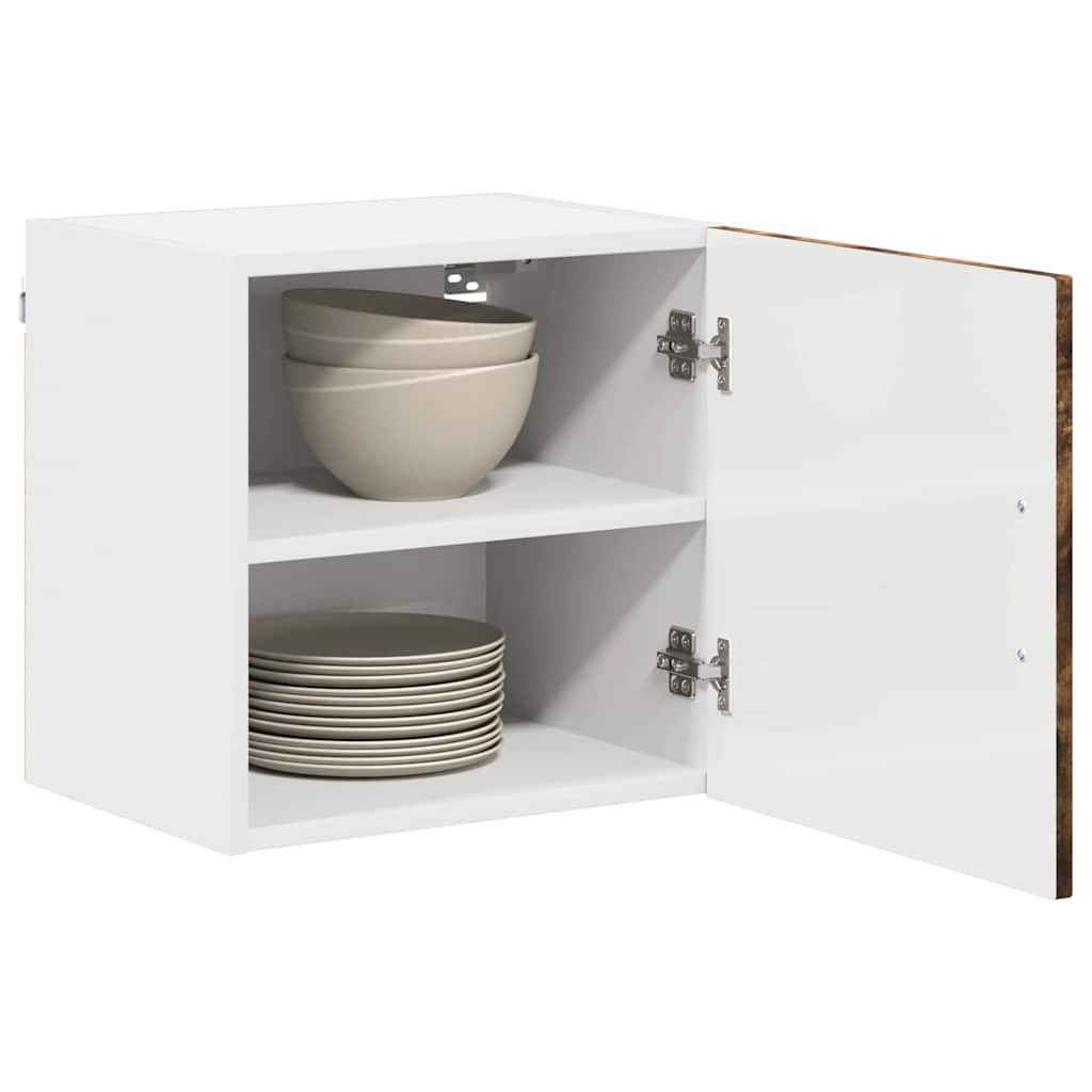 vidaXL Dishwasher Panel Kalmar 2 pcs Smoked Oak Engineered Wood 3