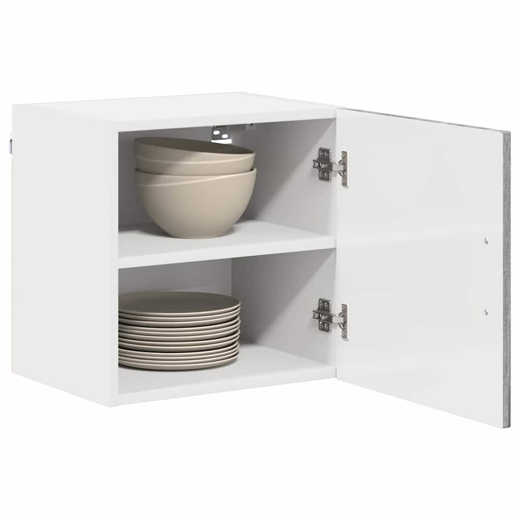 vidaXL Dishwasher Panel Kalmar 2 pcs Grey Sonoma Engineered Wood 3
