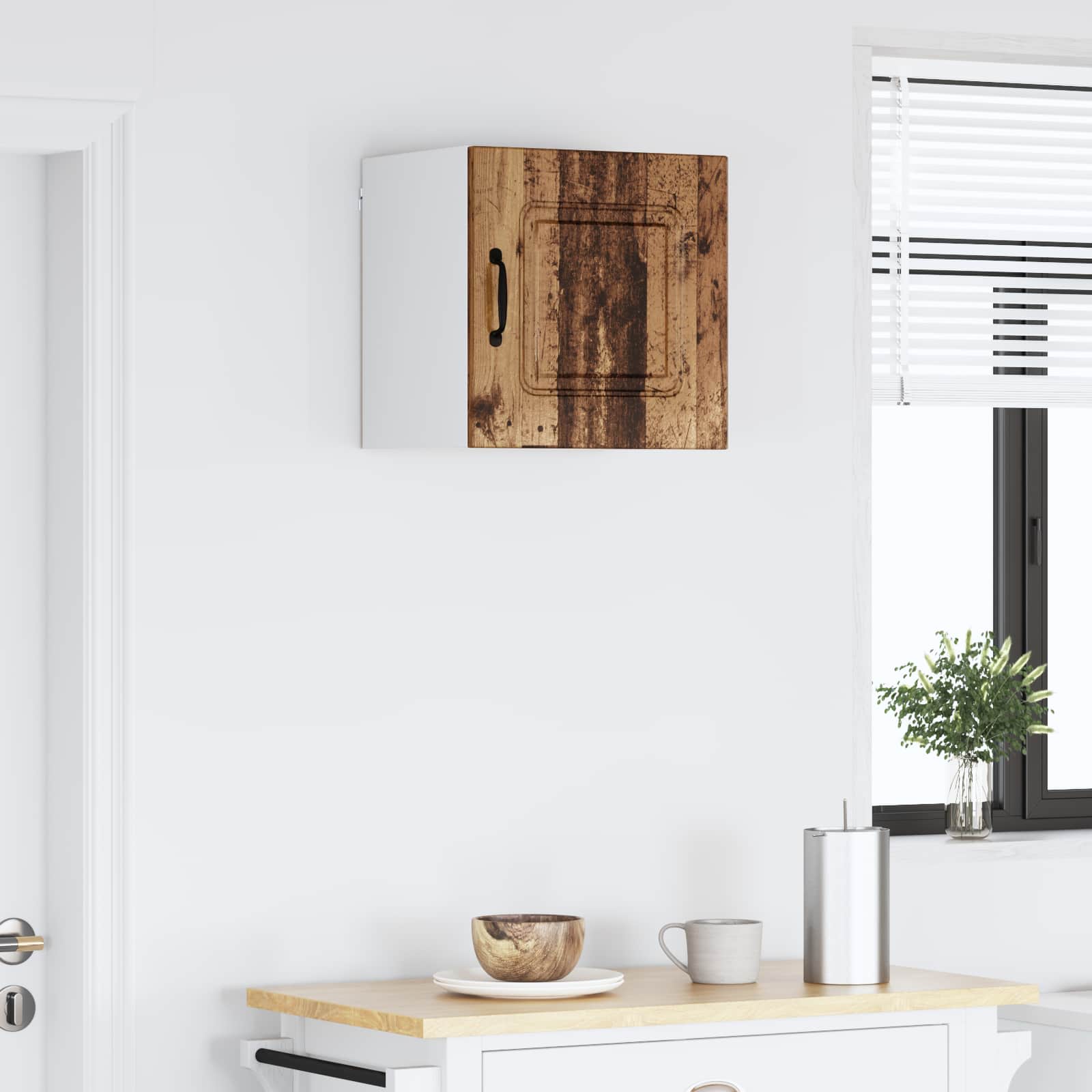 vidaXL Dishwasher Panel Kalmar Old Wood 40 x 31 x 40 cm 4