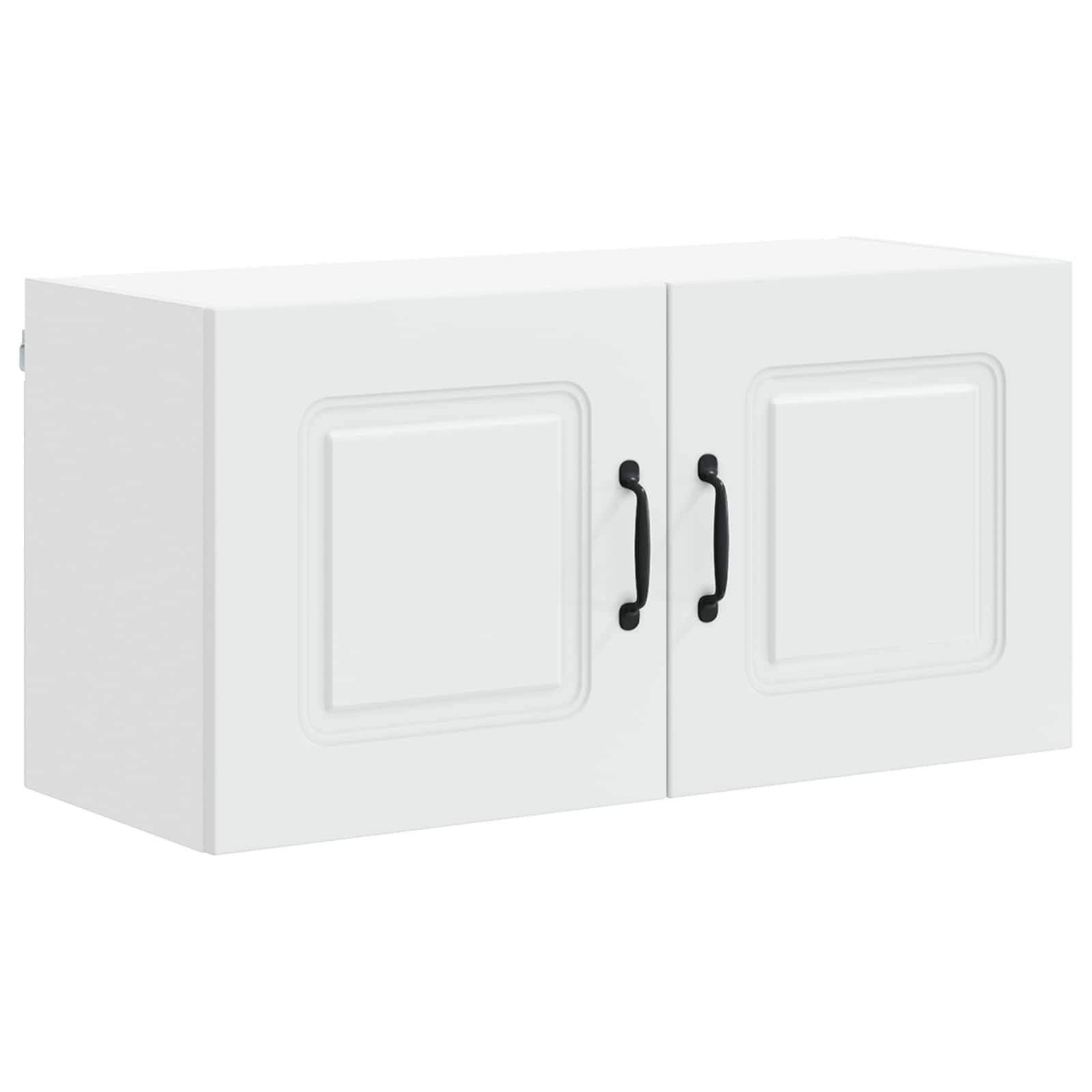 vidaXL Dishwasher Panel Kalmar White 80 x 31 x 40 cm Engineered Wood 2