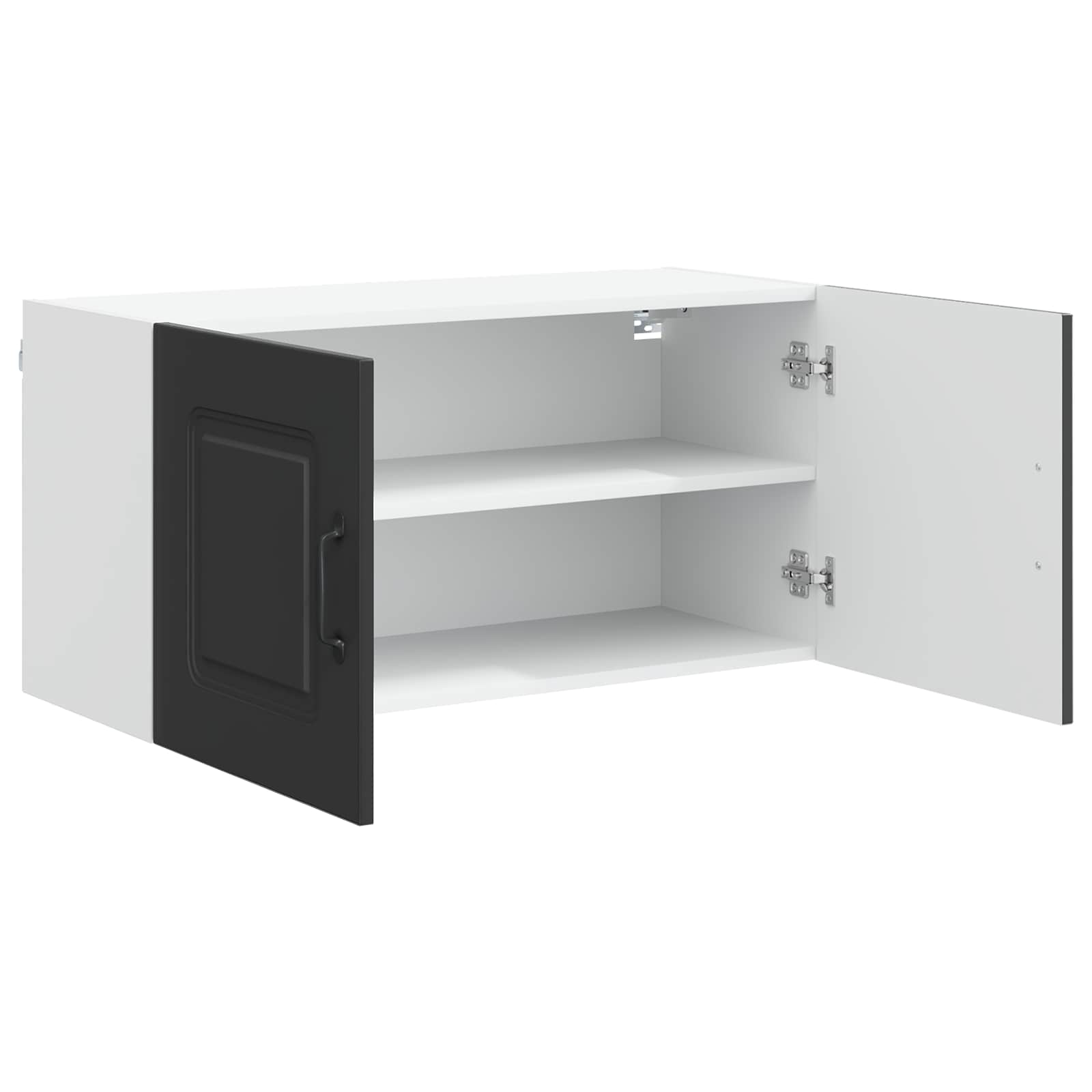 vidaXL Dishwasher Panel Kalmar Black 80 x 31 x 40 cm Engineered Wood 5