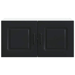 vidaXL Dishwasher Panel Kalmar Black 80 x 31 x 40 cm Engineered Wood 6