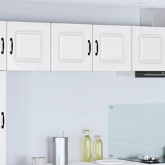 Dishwasher Panel with 2 Doors KALMAR High Gloss White 1x wall cabinet (2 doors) 80 cm wide 40 cm high