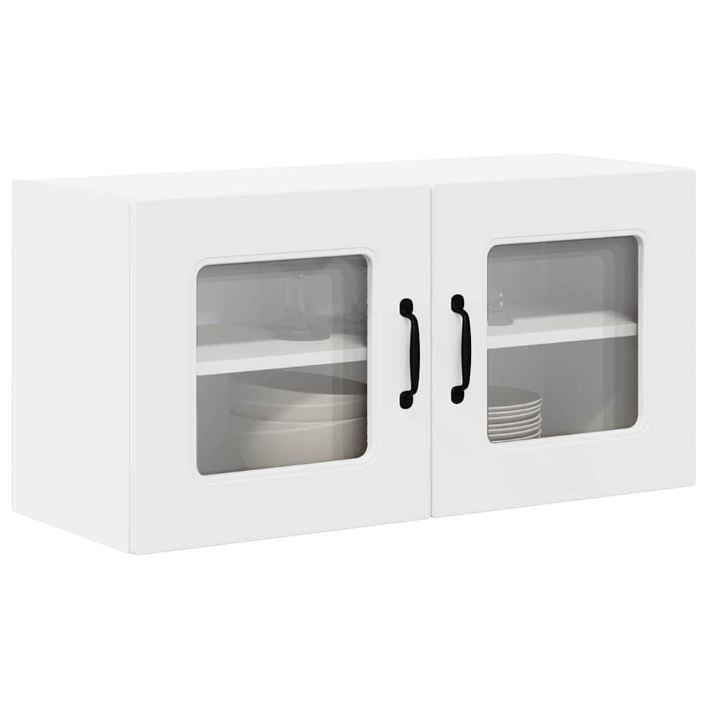vidaXL Dishwasher Panel Kalmar White 80 x 31 x 40 cm Engineered Wood 3