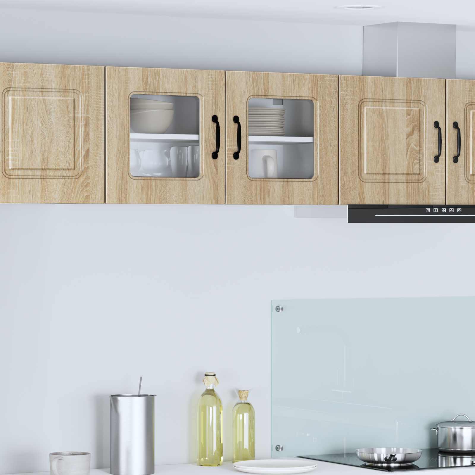 vidaXL Dishwasher Panel Kalmar Sonoma Oak 80 x 31 x 40 cm 1