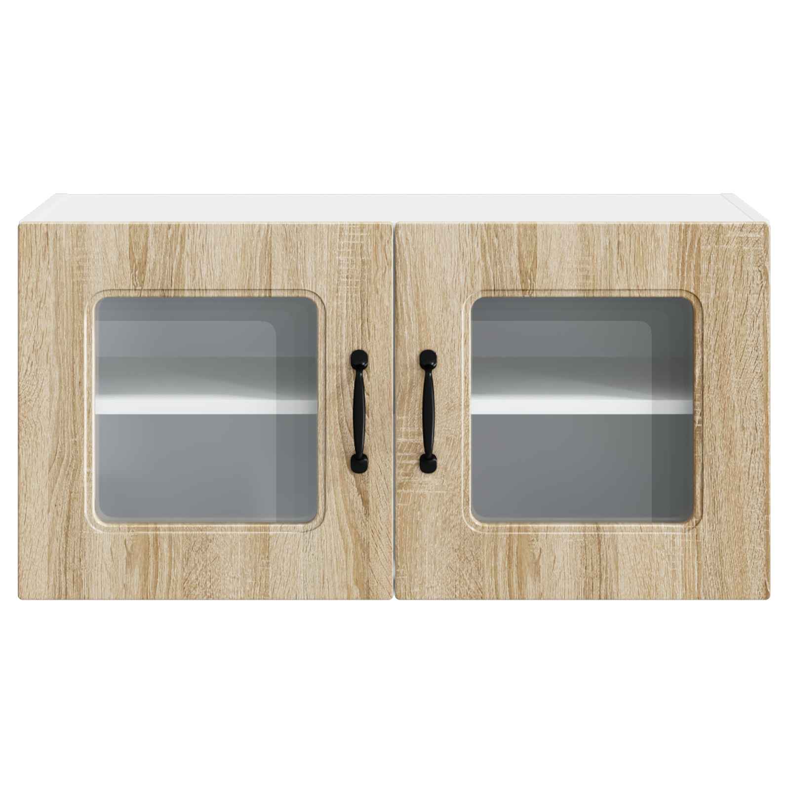 vidaXL Dishwasher Panel Kalmar Sonoma Oak 80 x 31 x 40 cm 6