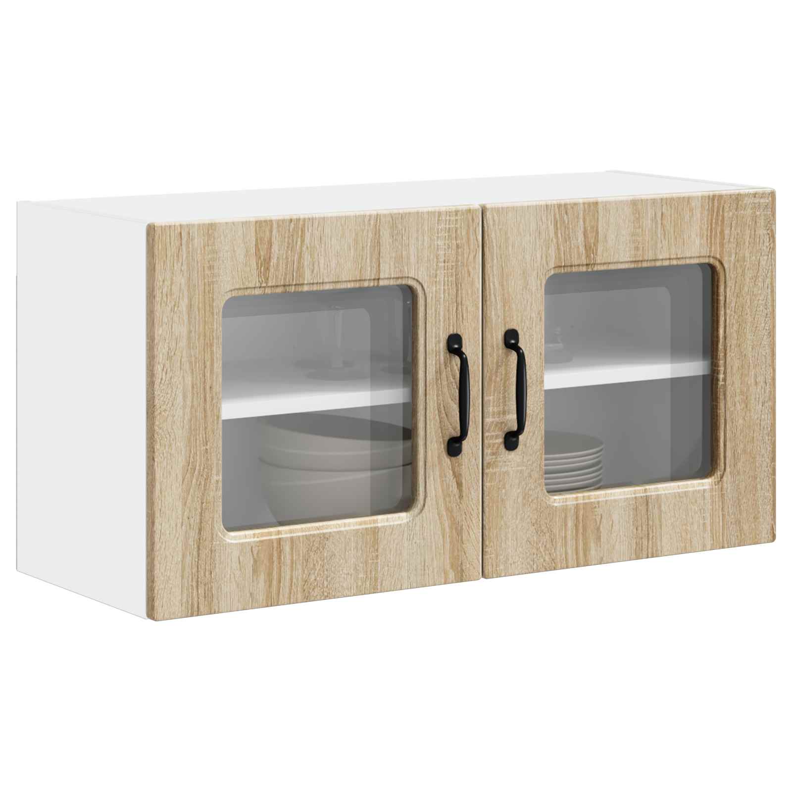 vidaXL Dishwasher Panel Kalmar Sonoma Oak 80 x 31 x 40 cm 3