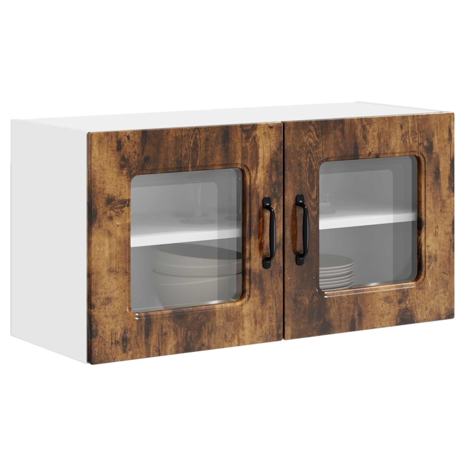 vidaXL Dishwasher Panel Kalmar Smoked Oak 80 x 31 x 40 cm 3