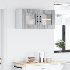 vidaXL Dishwasher Panel Kalmar Grey Sonoma 80 x 31 x 40 cm 4