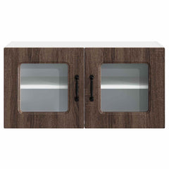 vidaXL Dishwasher Panel Kalmar Brown Oak 80 x 31 x 40 cm 5