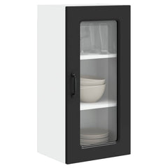 vidaXL Dishwasher Panel Kalmar Black 40 x 31 x 80 cm Engineered Wood 3
