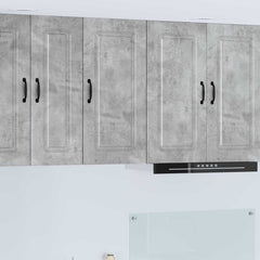 vidaXL Kitchen Wall Cabinet "Kalmar" Engineered Wood Concrete Grey