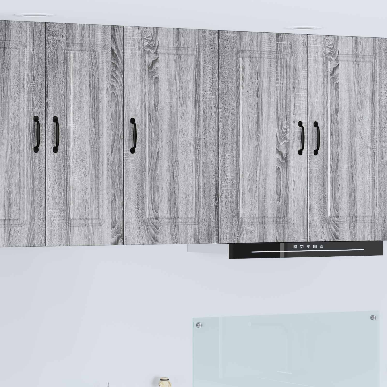 vidaXL Dishwasher Panel Kalmar Grey Sonoma 40 x 31 x 80 cm 1