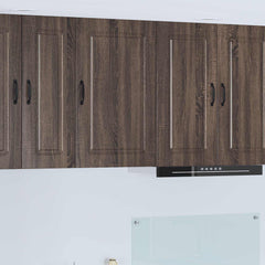 vidaXL Kitchen Wall Cabinet "Kalmar" Engineered Wood Brown Oak