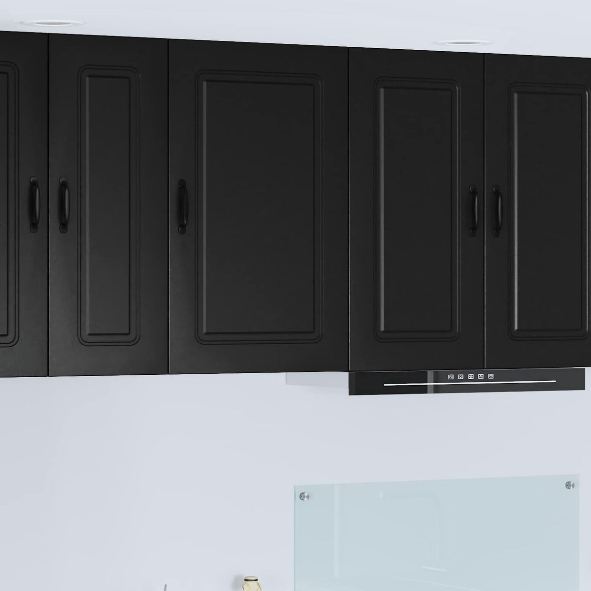 Dishwasher Panel KALMAR Engineered Wood Black 50 x 31 x 80 cm