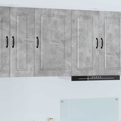 vidaXL Kitchen Wall Cabinet "Kalmar" Engineered Wood Concrete Grey