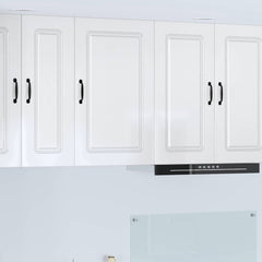 Dishwasher Panel with 2 Doors KALMAR High Gloss White 1x wall cabinet (1 door) 50 cm wide 80 cm high