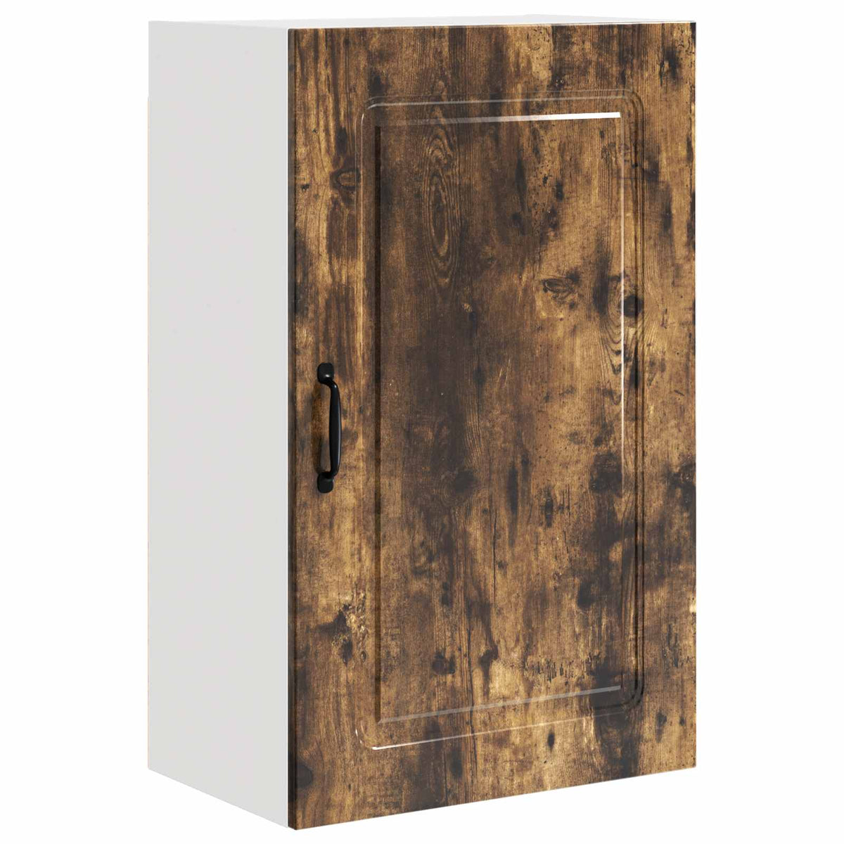 Kitchen Wall Cabinet "Kalmar" Engineered Wood Smoked oak 1x wall cabinet (1 door) 40 cm wide 40 cm high–1x wall corner cabinet 57 cm wide 80 cm high 1x wall cabinet (1 door) 50 cm wide 80 cm high