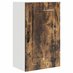Kitchen Wall Cabinet "Kalmar" Engineered Wood Smoked oak 1x wall cabinet (1 door) 40 cm wide 40 cm high–1x wall corner cabinet 57 cm wide 80 cm high 1x wall cabinet (1 door) 50 cm wide 80 cm high